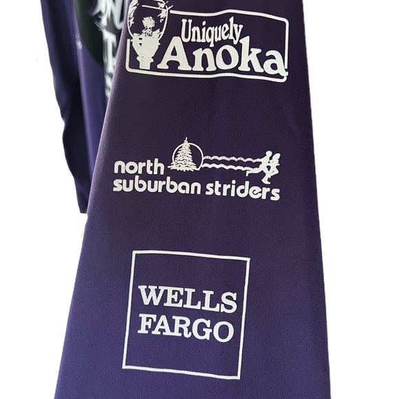 Halloween Capital of the World 
Anoka Gray Ghost Long Sleeve Purple Shirt - Picture 2 of 4